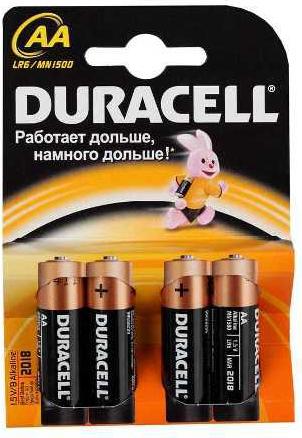 Батарейка Duracell Basic LR6-4BL AA