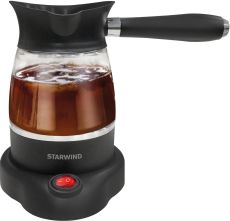 Кофеварка StarWind STG6054 электрическая турка черный/серебристый