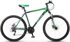 Городской велосипед Десна -2710 MD 27.5 V020 19 Антрацитовый 2017 серый/зеленый
